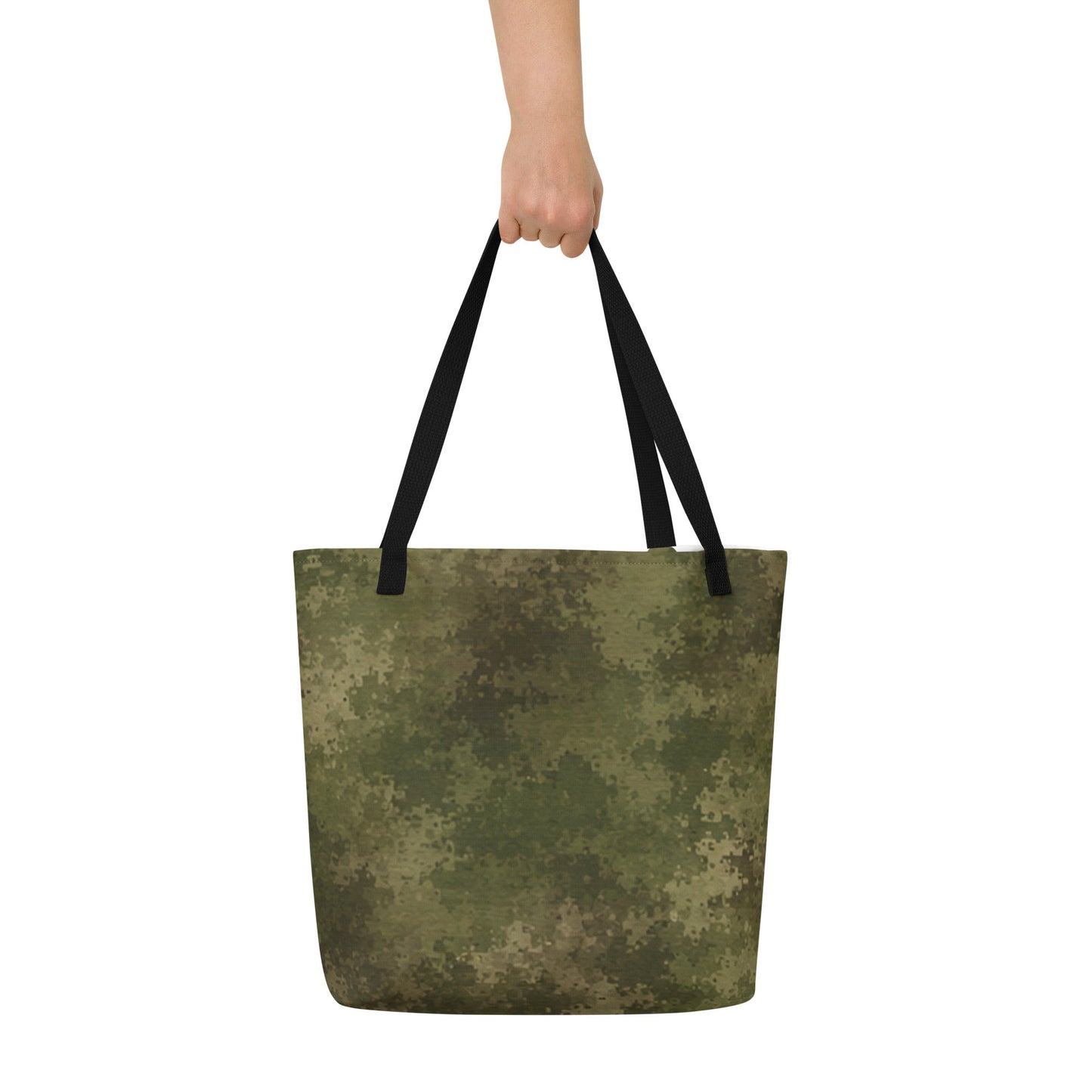 Russian Ataka FG (Green Moss) CAMO Large Tote Bag