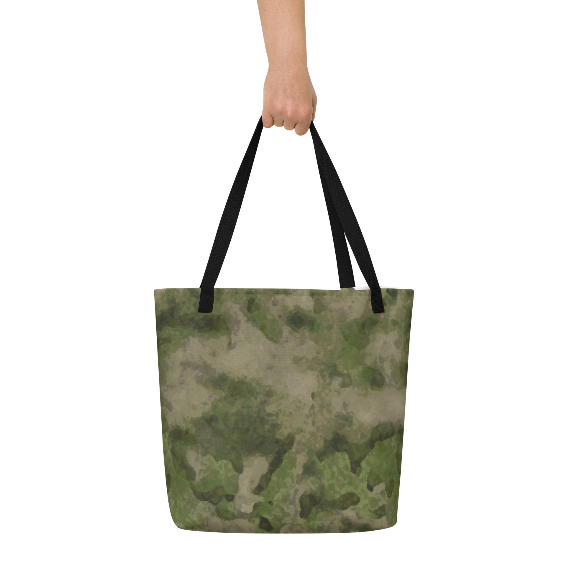 Russian Ataka FG (Green Moss) CAMO Large Tote Bag
