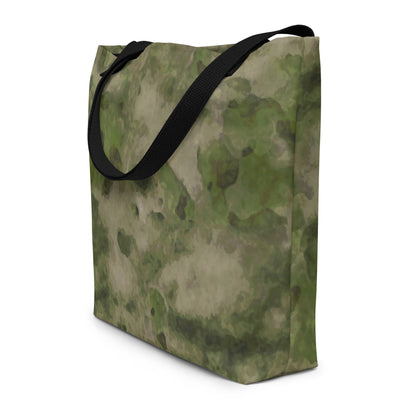Russian Ataka FG (Green Moss) CAMO Large Tote Bag