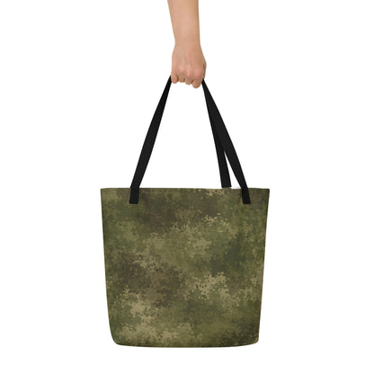 Russian Ataka FG (Green Moss) CAMO Large Tote Bag