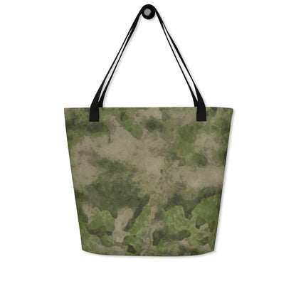 Russian Ataka FG (Green Moss) CAMO Large Tote Bag