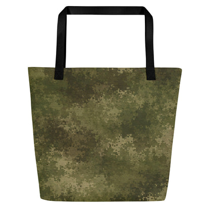 Russian Ataka FG (Green Moss) CAMO Large Tote Bag