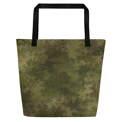 Russian Ataka FG (Green Moss) CAMO Large Tote Bag