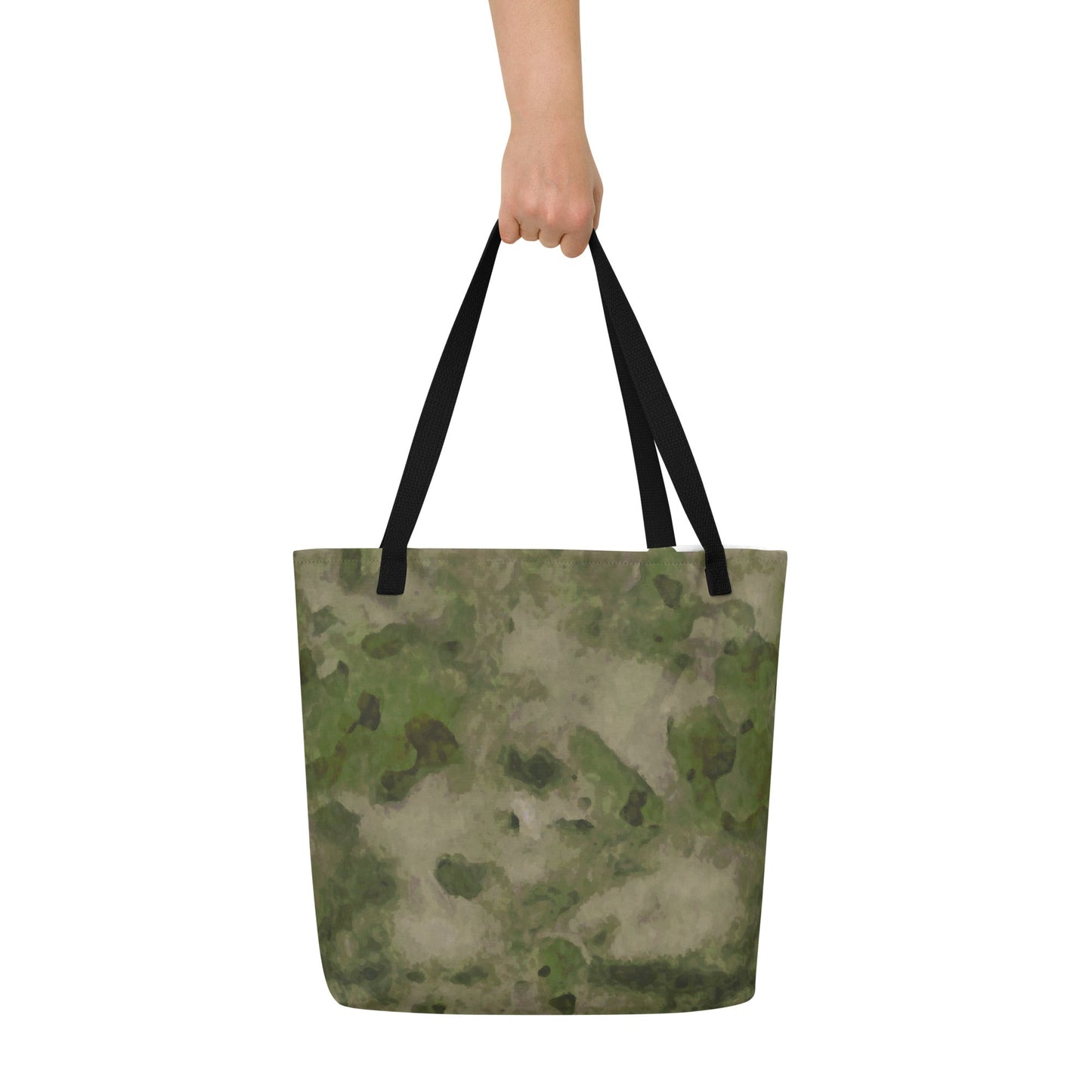 Russian Ataka FG (Green Moss) CAMO Large Tote Bag