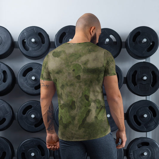 Russian Ataka FG (Green Moss) CAMO Mens Athletic T-Shirt