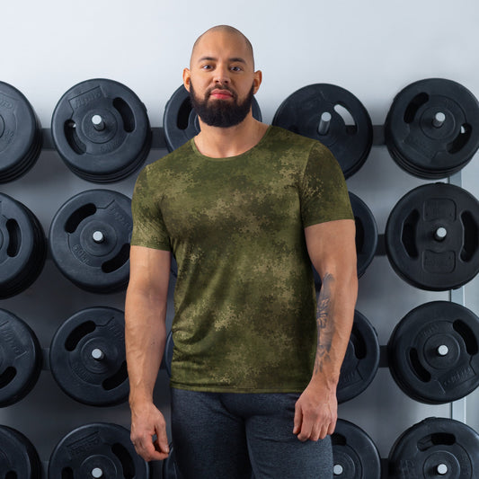 Moss Phantom CAMO Mens Athletic T-Shirt - XS