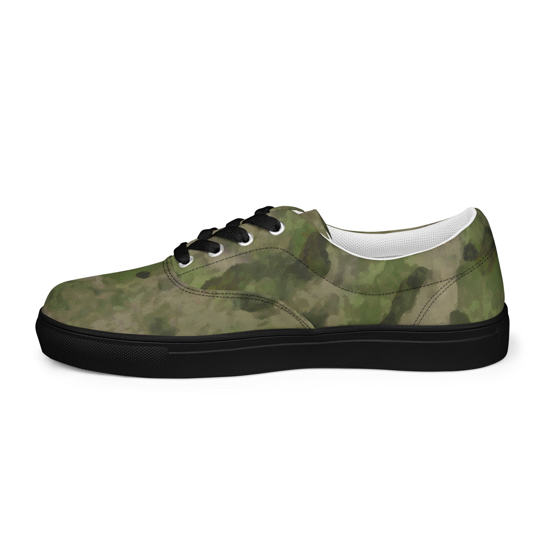 Russian Ataka FG (Green Moss) CAMO Mens Lace-Up Canvas Shoes - Lace-up