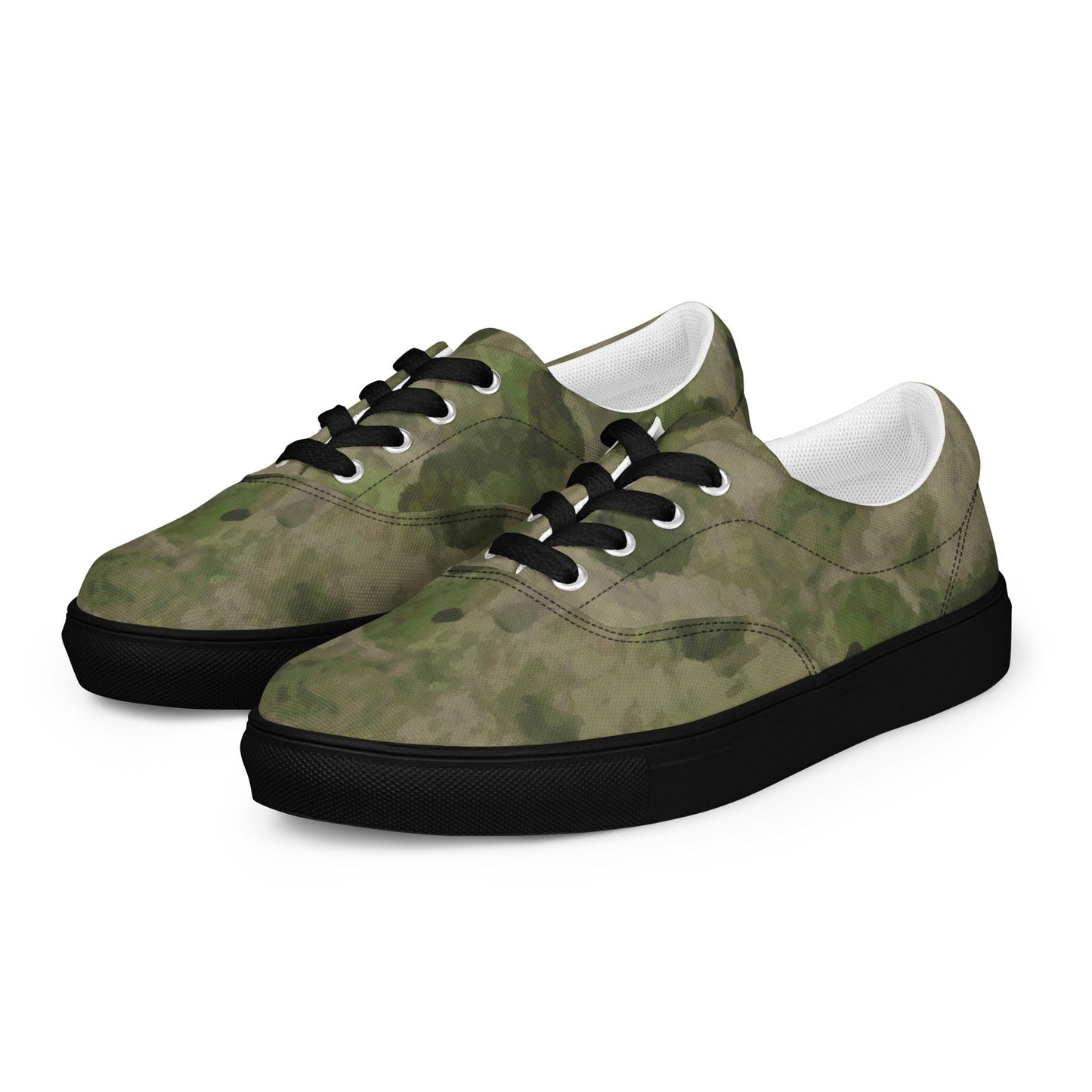Russian Ataka FG (Green Moss) CAMO Mens Lace-Up Canvas Shoes - Lace-up