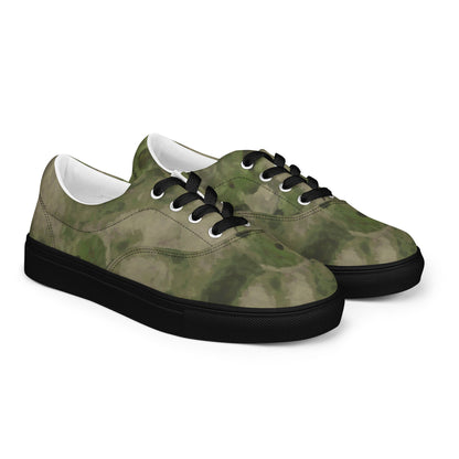 Russian Ataka FG (Green Moss) CAMO Mens Lace-Up Canvas Shoes - Lace-up