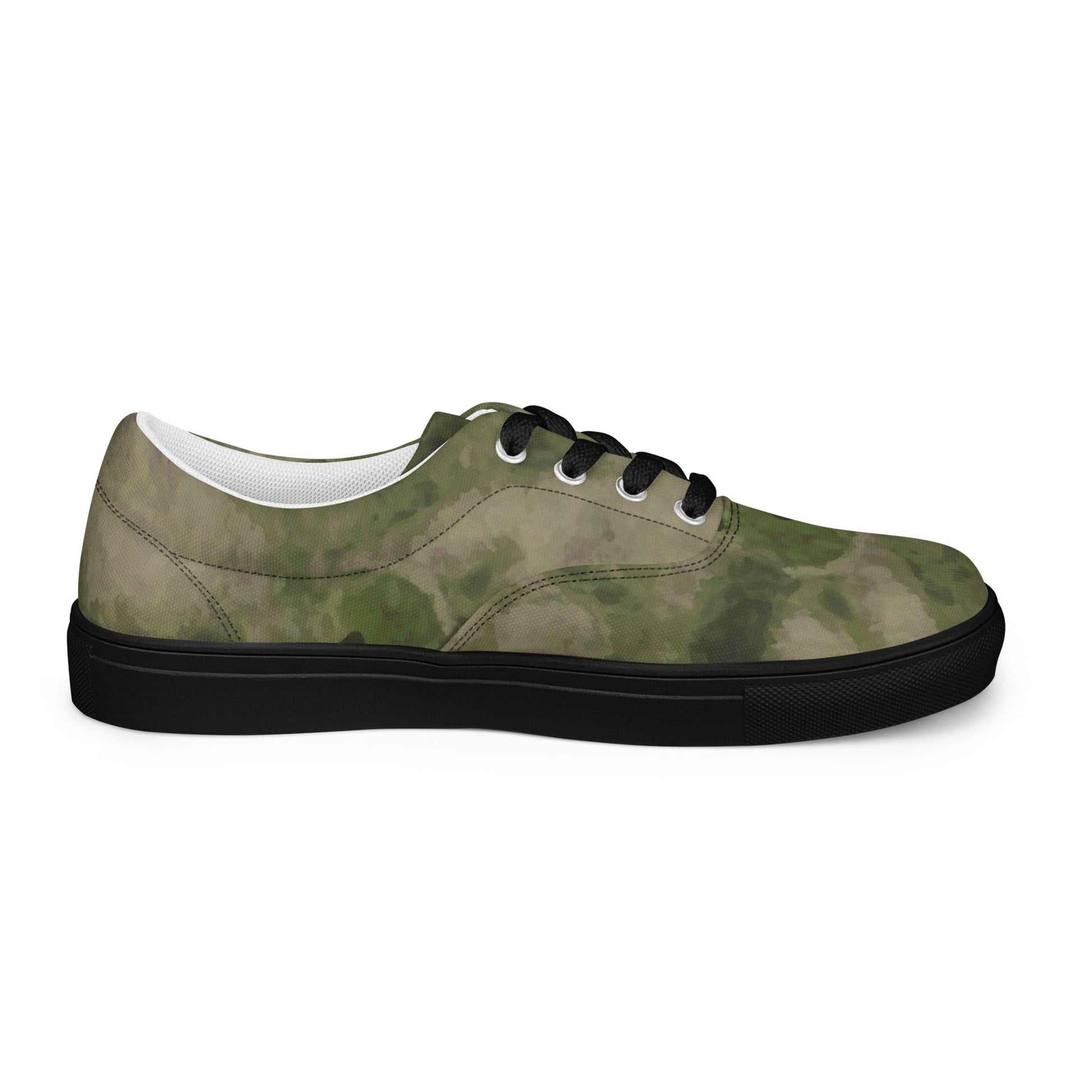 Russian Ataka FG (Green Moss) CAMO Mens Lace-Up Canvas Shoes - Lace-up