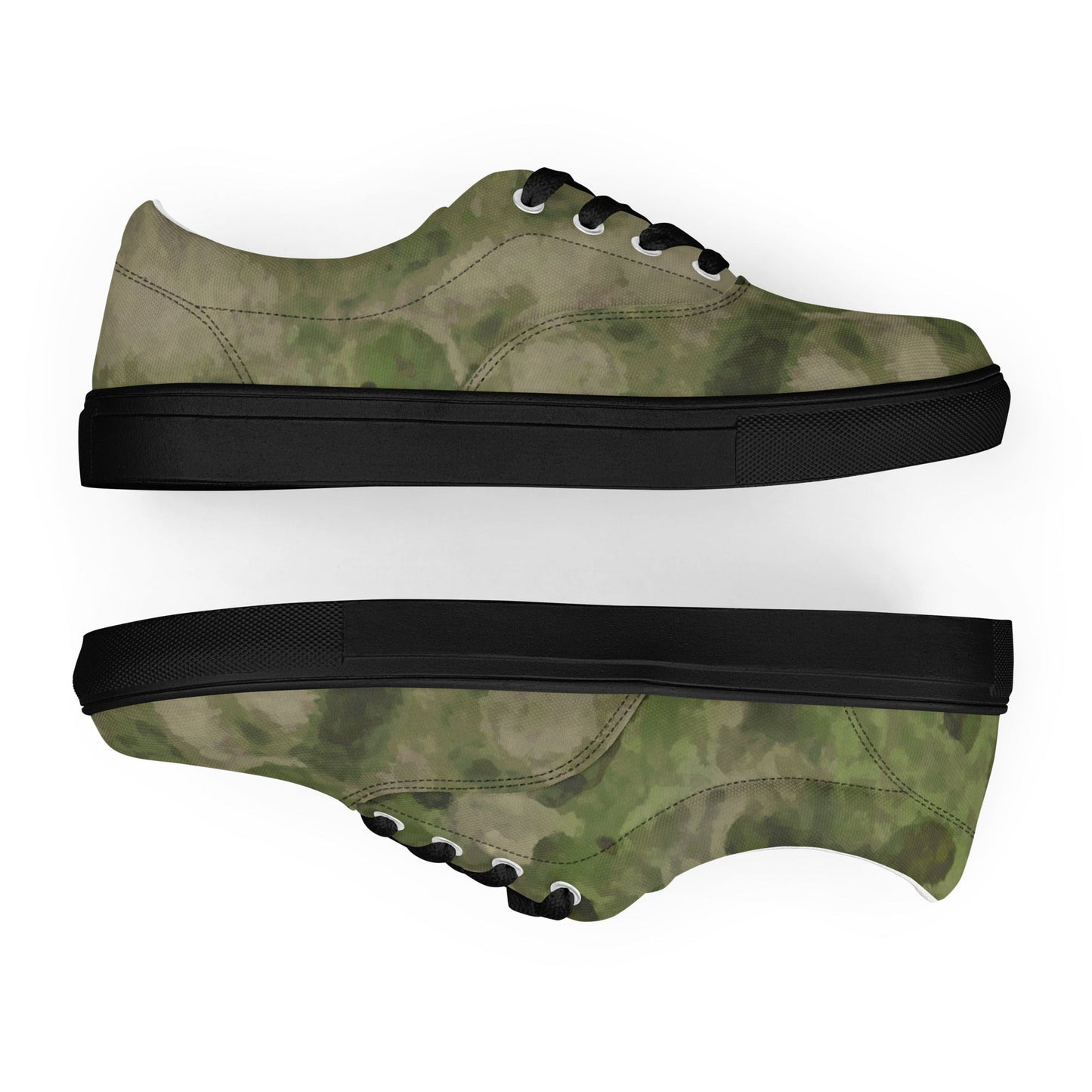 Russian Ataka FG (Green Moss) CAMO Mens Lace-Up Canvas Shoes - Lace-up