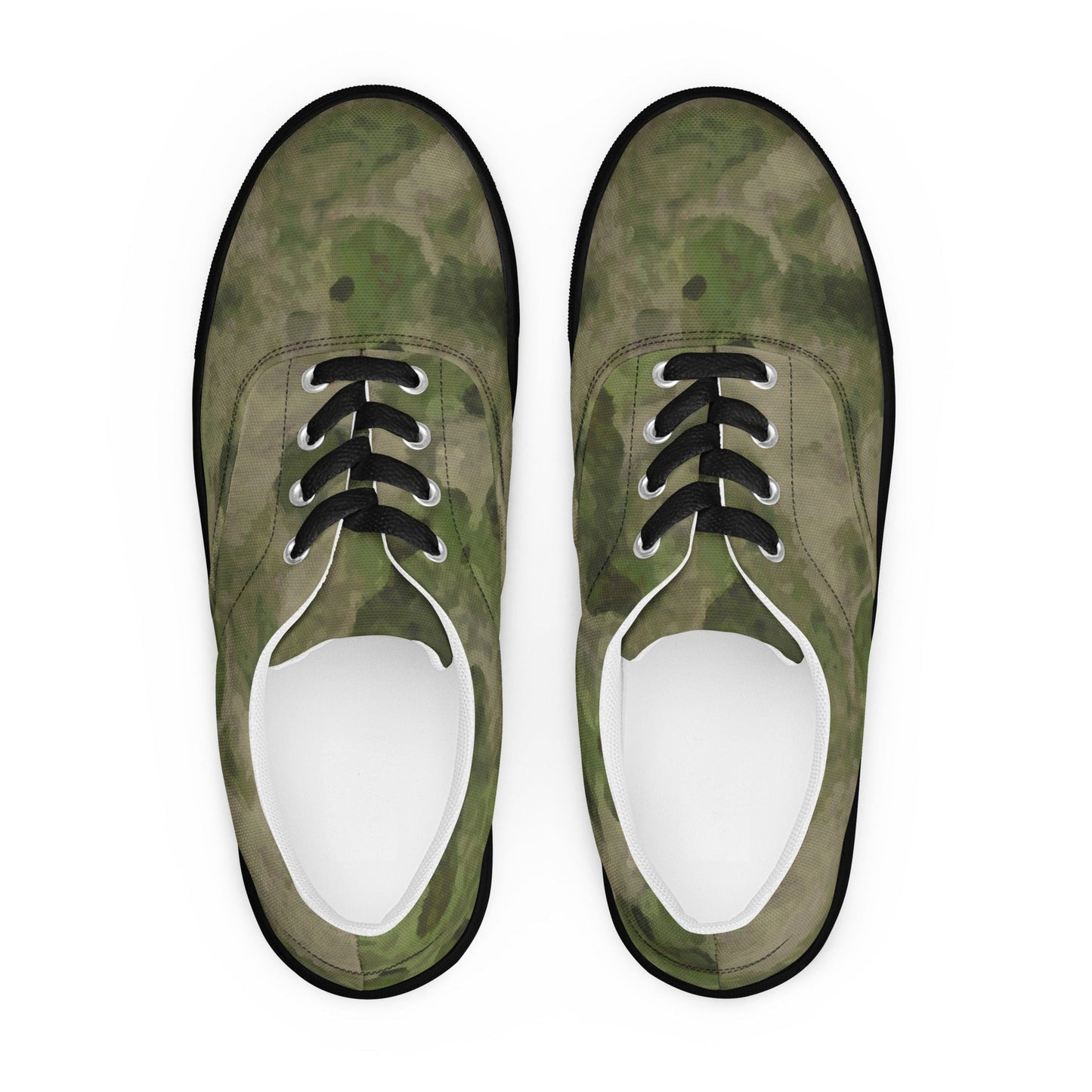 Russian Ataka FG (Green Moss) CAMO Mens Lace-Up Canvas Shoes - Lace-up