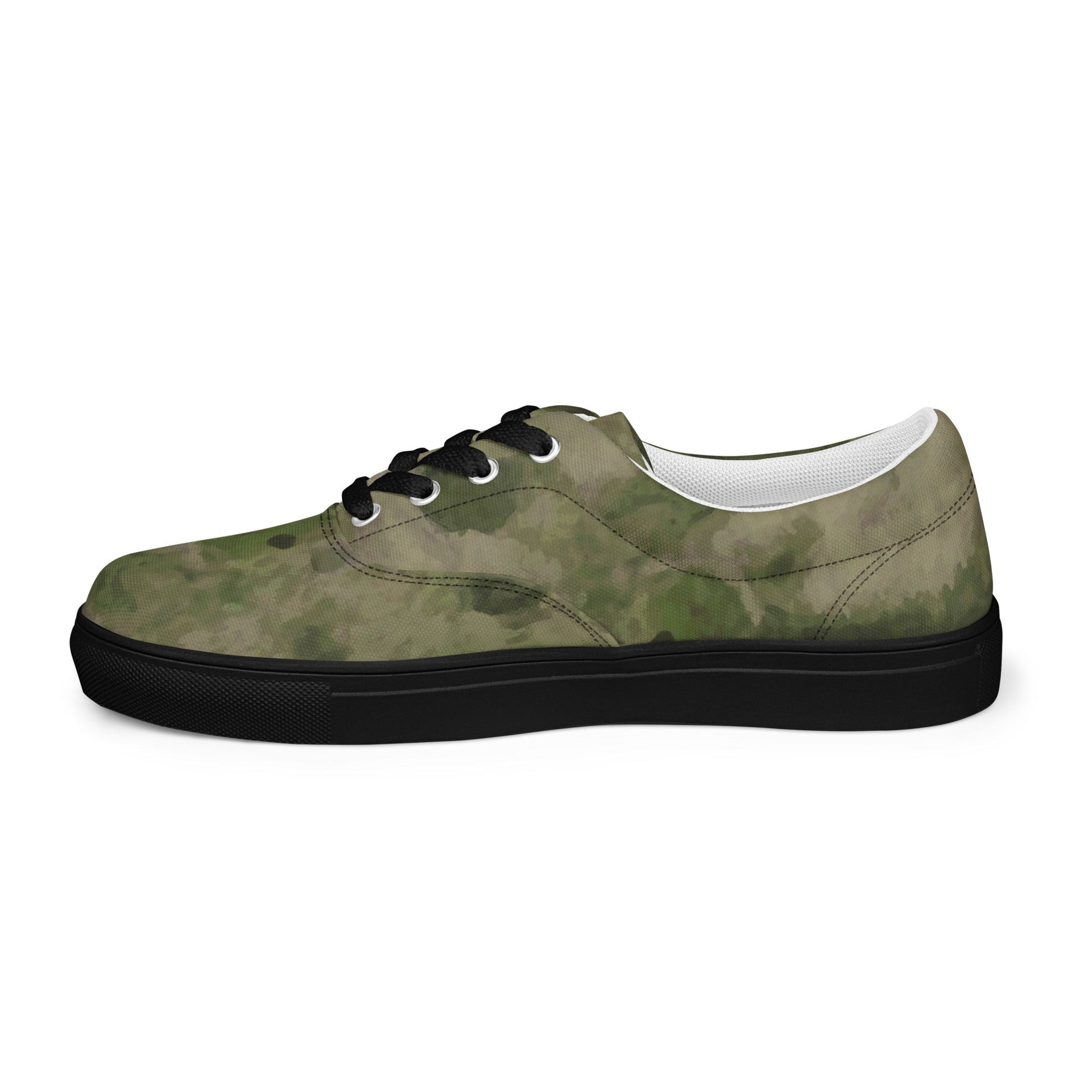 Russian Ataka FG (Green Moss) CAMO Mens Lace-Up Canvas Shoes - Lace-up