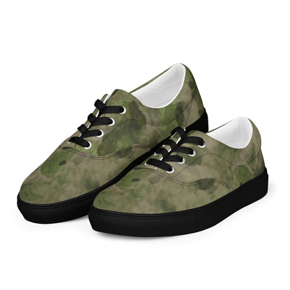 Russian Ataka FG (Green Moss) CAMO Mens Lace-Up Canvas Shoes - Lace-up