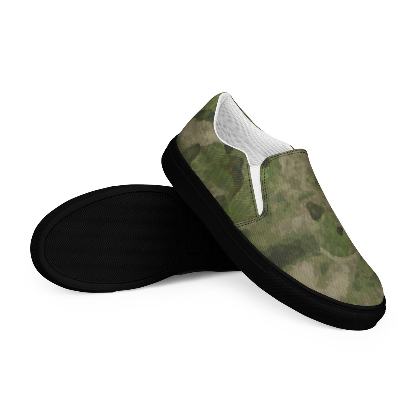 Russian Ataka FG (Green Moss) CAMO Mens Slip-On Canvas Shoes