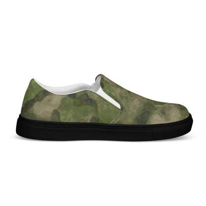 Russian Ataka FG (Green Moss) CAMO Mens Slip-On Canvas Shoes