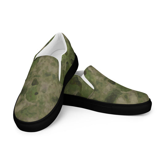 Russian Ataka FG (Green Moss) CAMO Mens Slip-On Canvas Shoes - 5