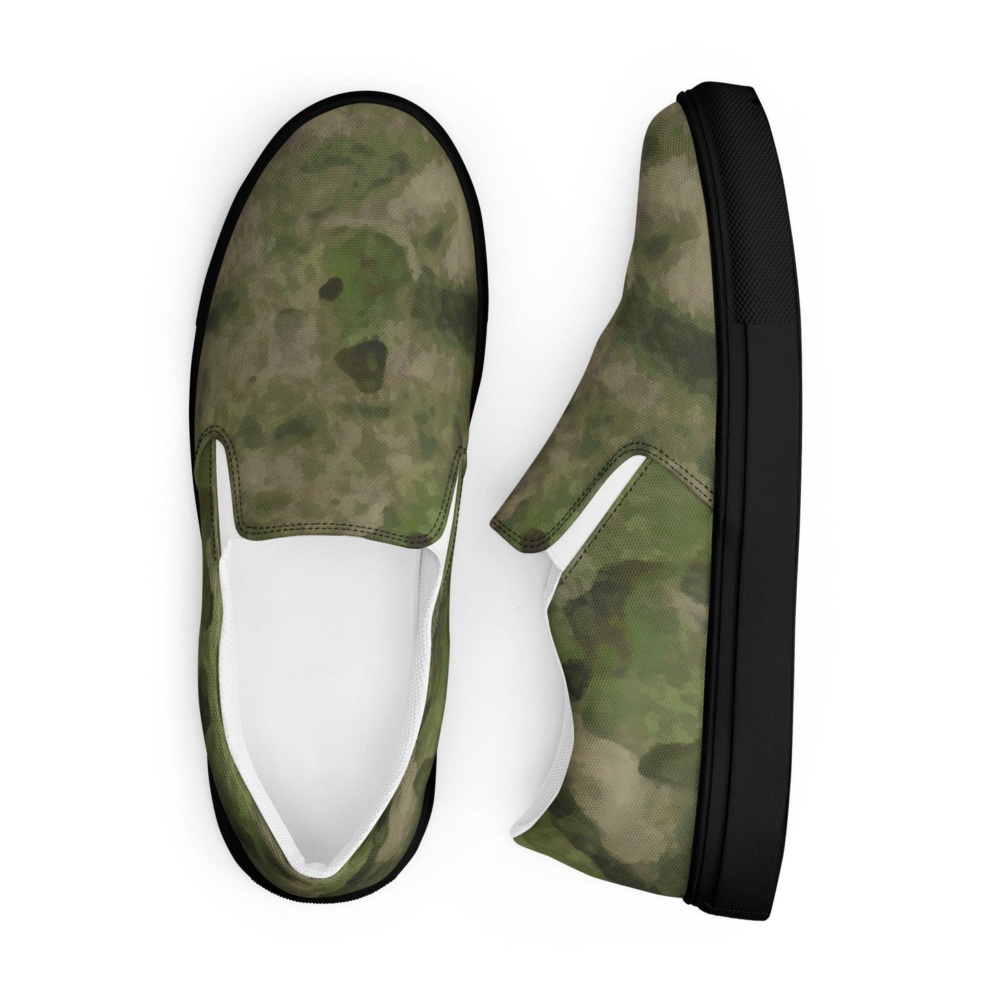 Russian Ataka FG (Green Moss) CAMO Mens Slip-On Canvas Shoes