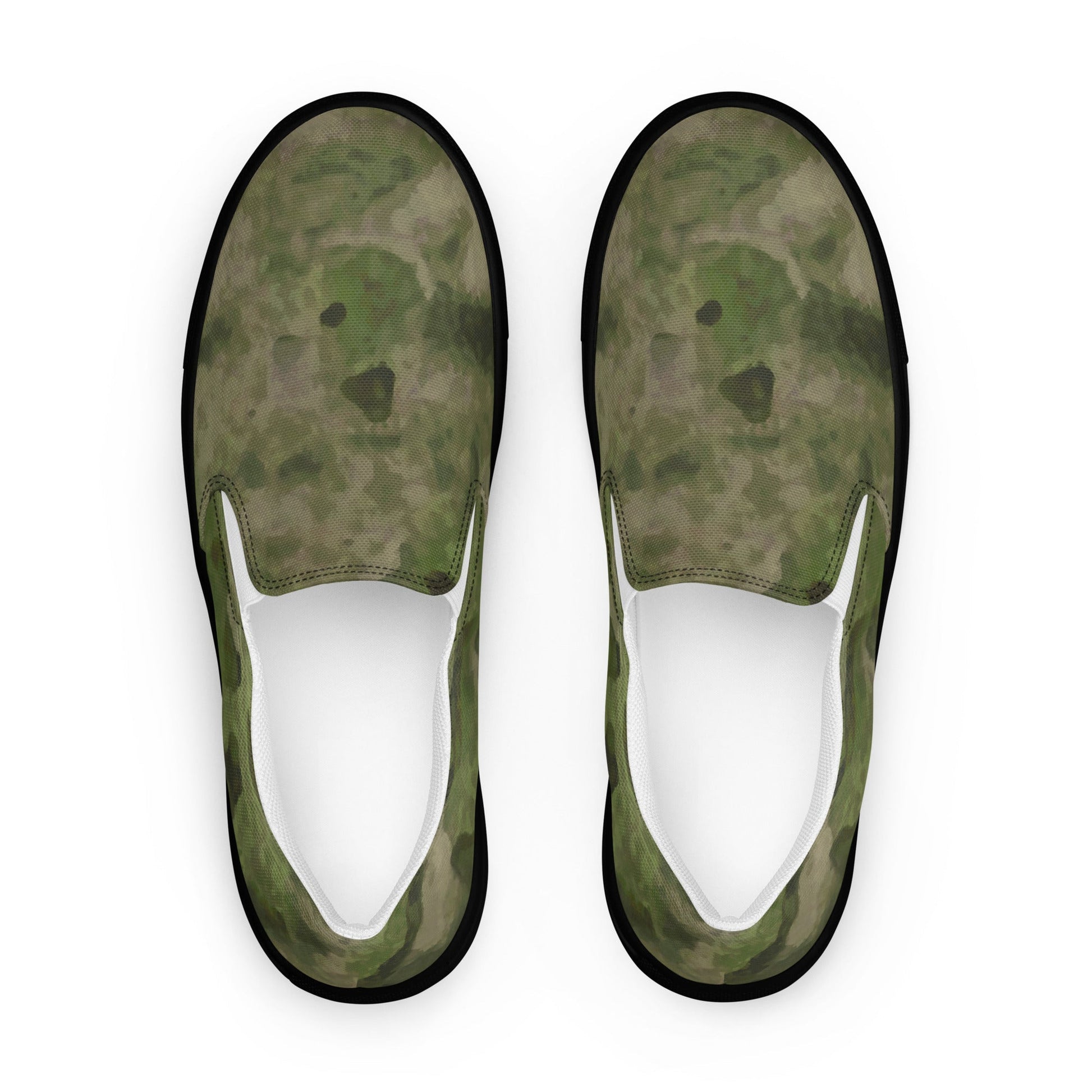 Russian Ataka FG (Green Moss) CAMO Mens Slip-On Canvas Shoes