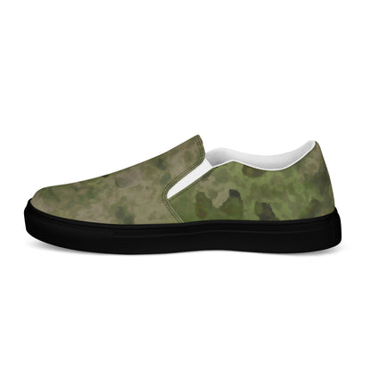 Russian Ataka FG (Green Moss) CAMO Mens Slip-On Canvas Shoes