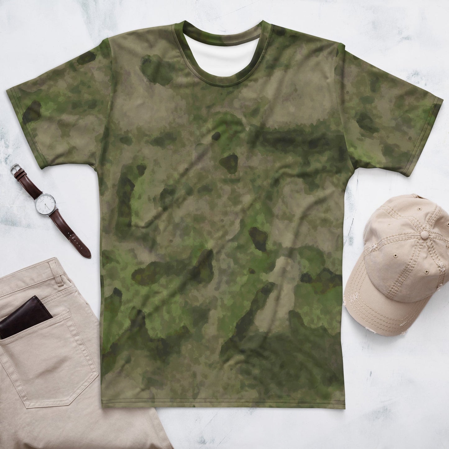 Russian Ataka FG (Green Moss) CAMO Mens T-Shirt - XS