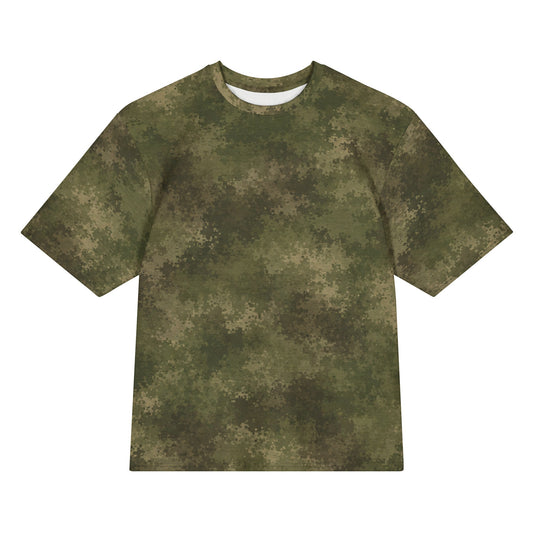Russian Ataka FG (Green Moss) CAMO Oversized cotton t-shirt - 2XS