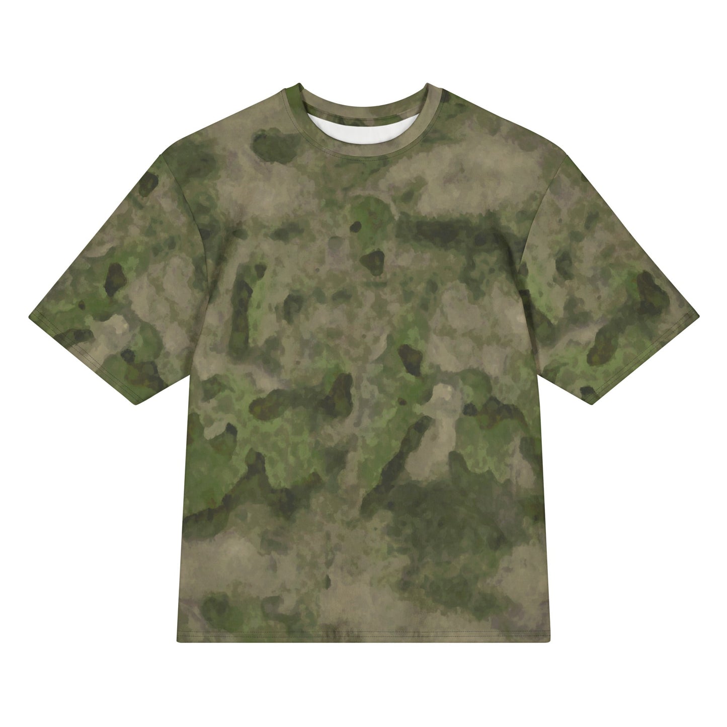 Russian Ataka FG (Green Moss) CAMO Oversized cotton t-shirt - 2XS