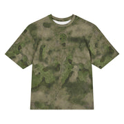 Ataka FG Green Moss Russian CAMO Oversized cotton t-shirt - 2XS