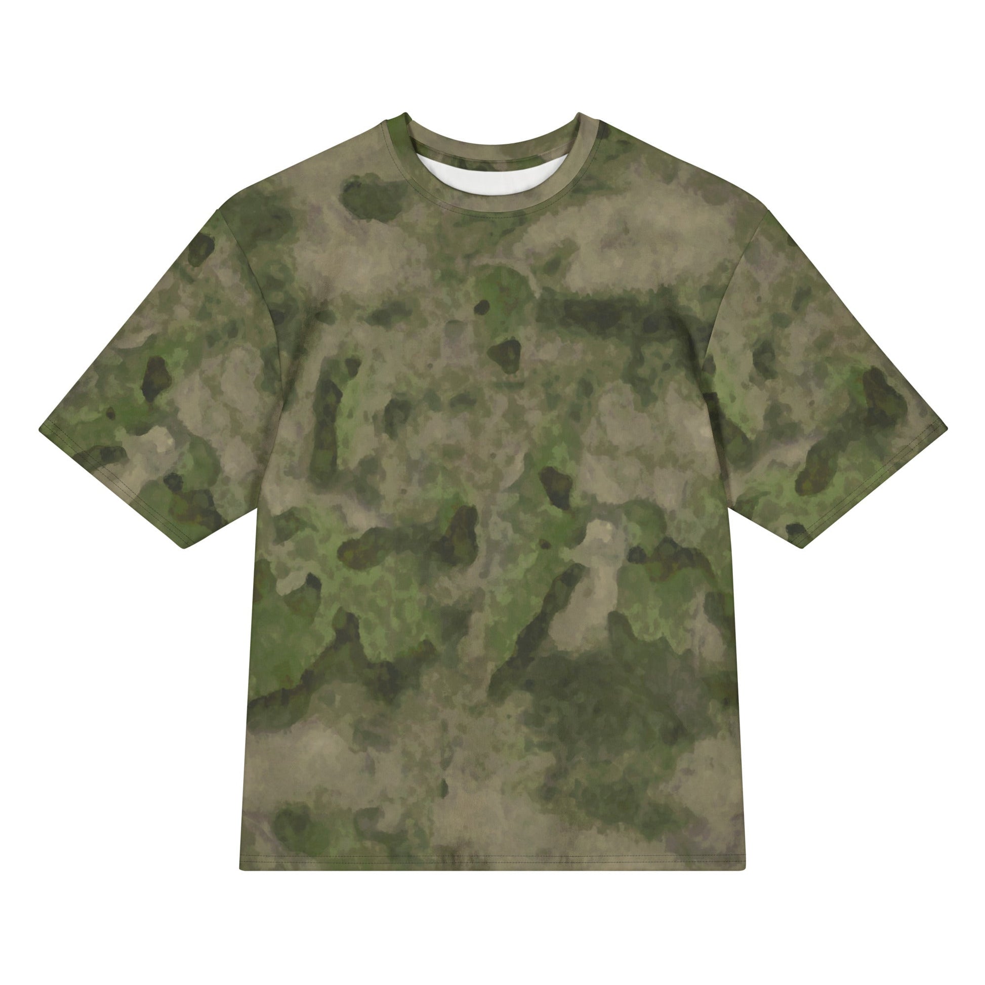 Russian Ataka FG (Green Moss) CAMO Oversized cotton t-shirt - 2XS