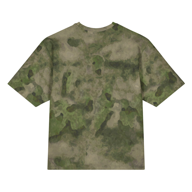 Ataka FG Green Moss Russian CAMO Oversized cotton t-shirt