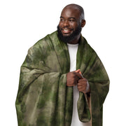 Ataka FG Green Moss Russian CAMO Sherpa Blanket