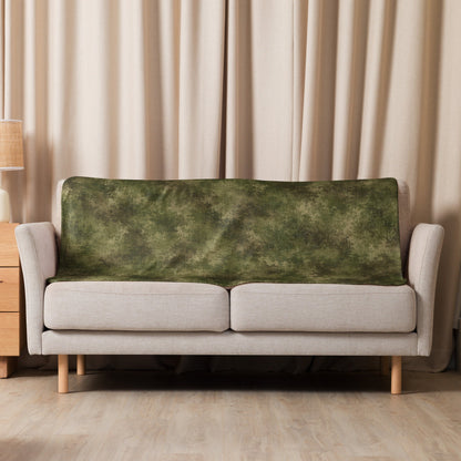 Russian Ataka FG (Green Moss) CAMO Sherpa Blanket