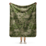 Ataka FG Green Moss Russian CAMO Sherpa Blanket - 50″×60″