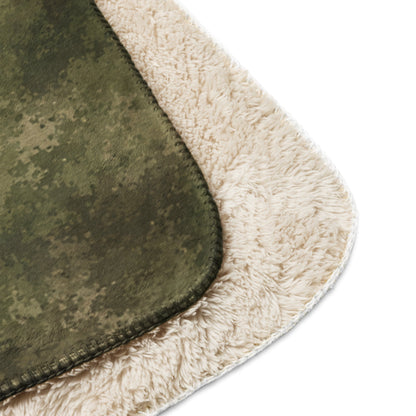Russian Ataka FG (Green Moss) CAMO Sherpa Blanket