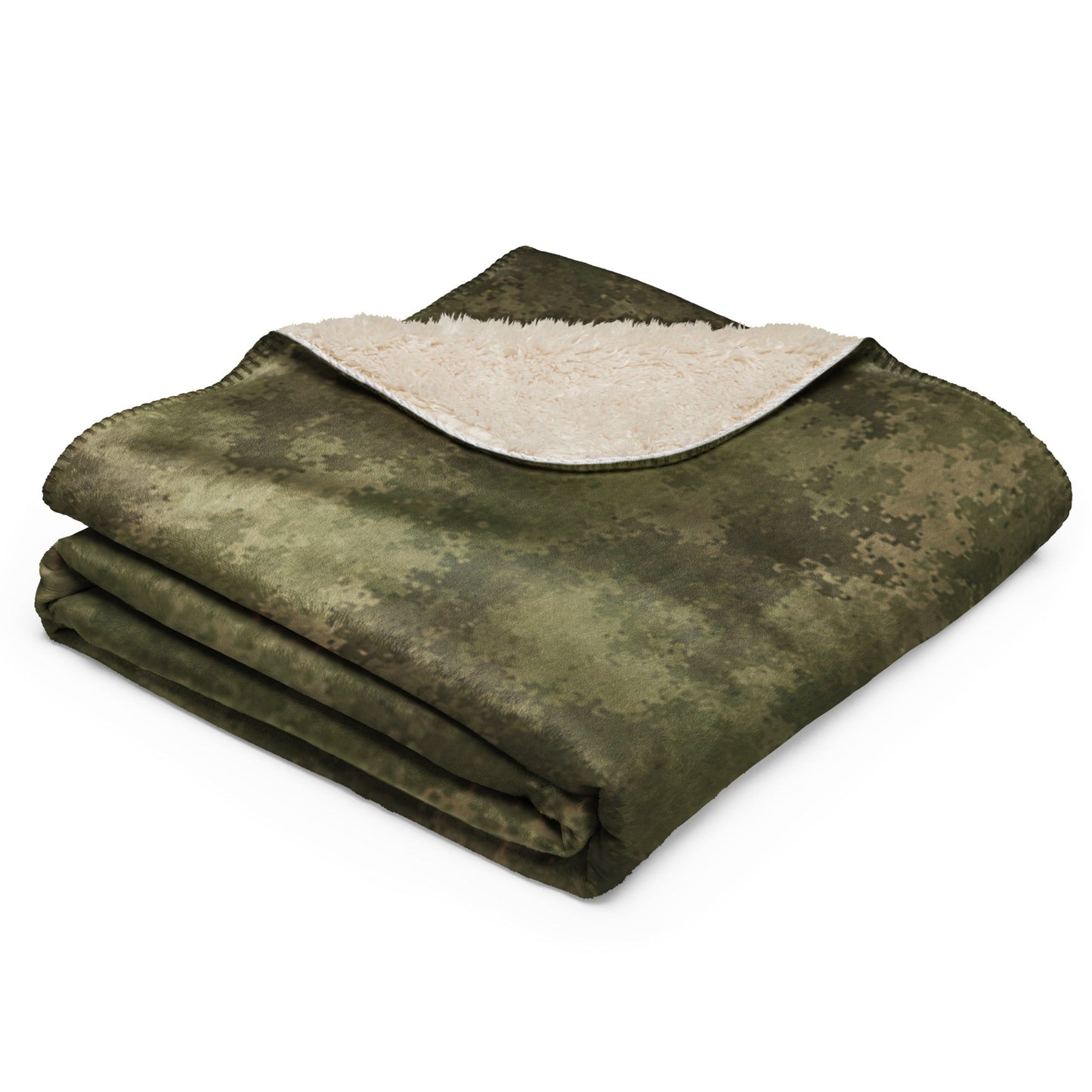 Russian Ataka FG (Green Moss) CAMO Sherpa Blanket