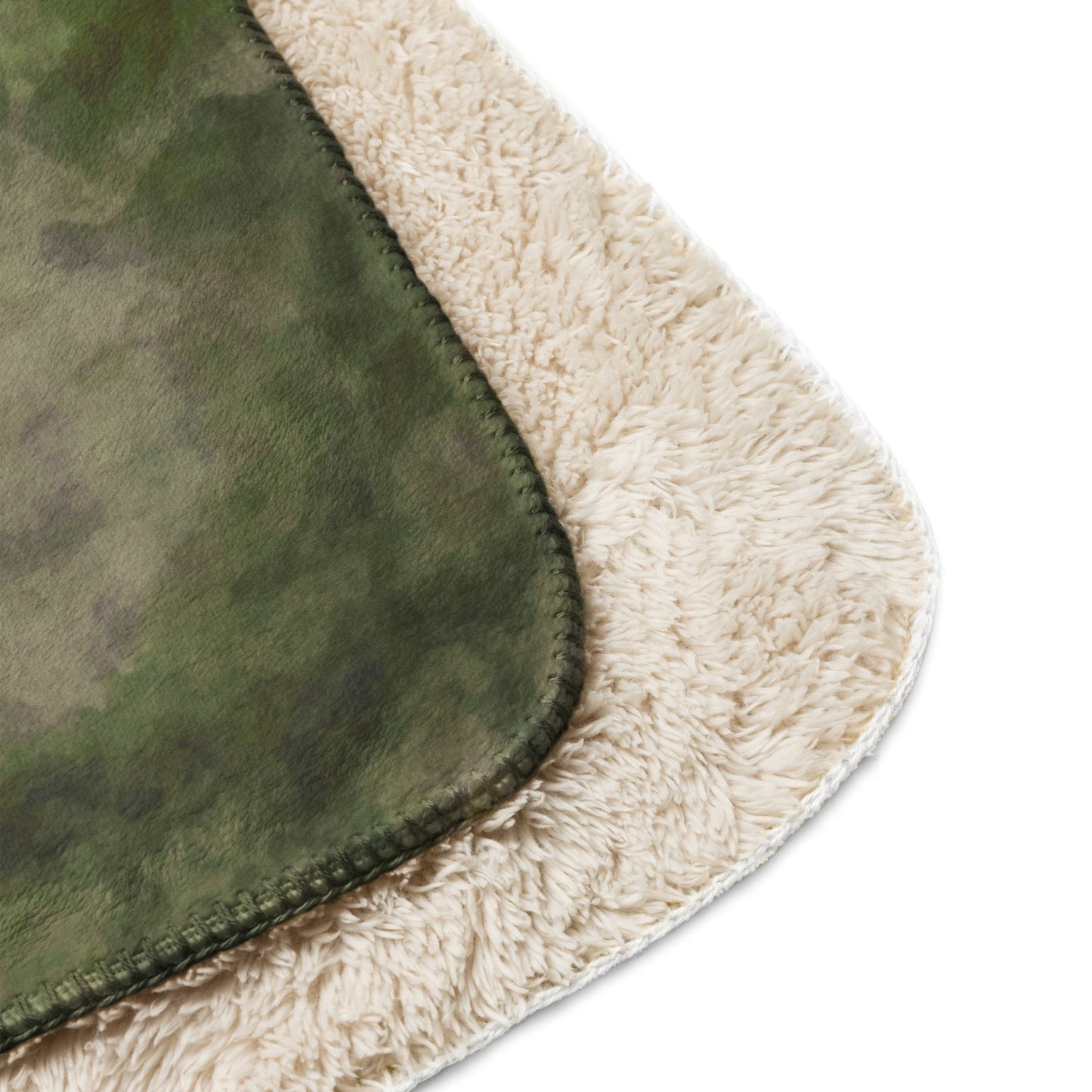 Russian Ataka FG (Green Moss) CAMO Sherpa Blanket
