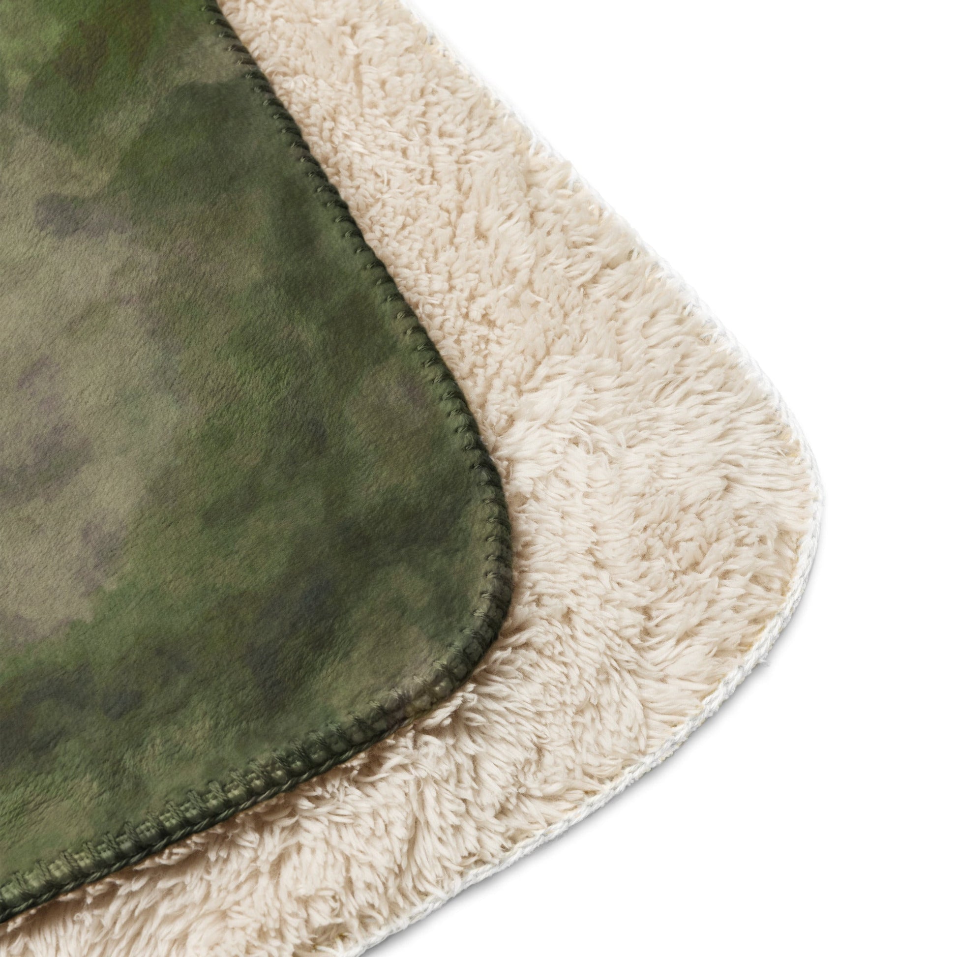 Russian Ataka FG (Green Moss) CAMO Sherpa Blanket