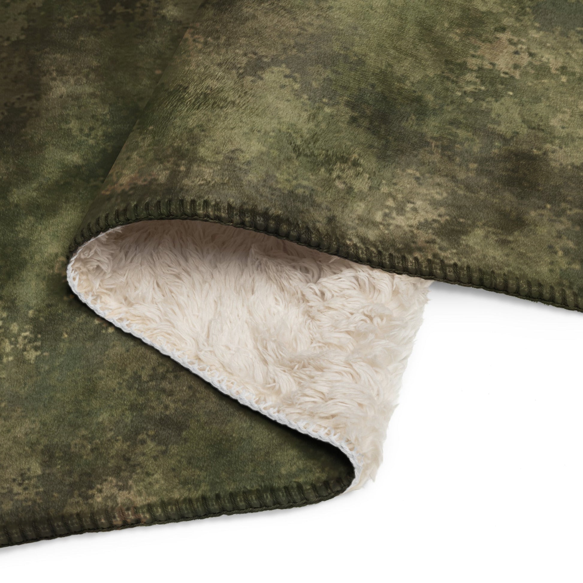 Russian Ataka FG (Green Moss) CAMO Sherpa Blanket