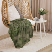Ataka FG Green Moss Russian CAMO Sherpa Blanket