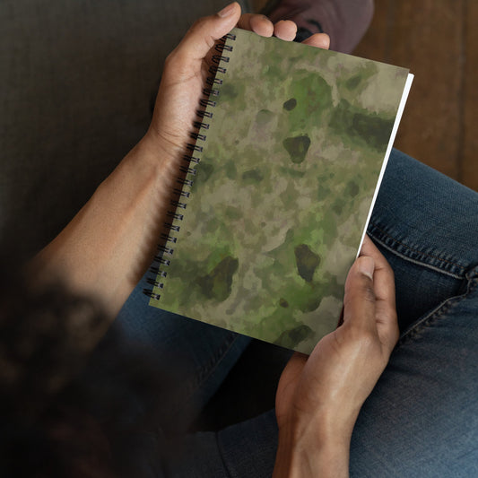 Russian Ataka FG (Green Moss) CAMO Spiral Notebook
