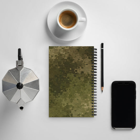 Russian Ataka FG (Green Moss) CAMO Spiral Notebook