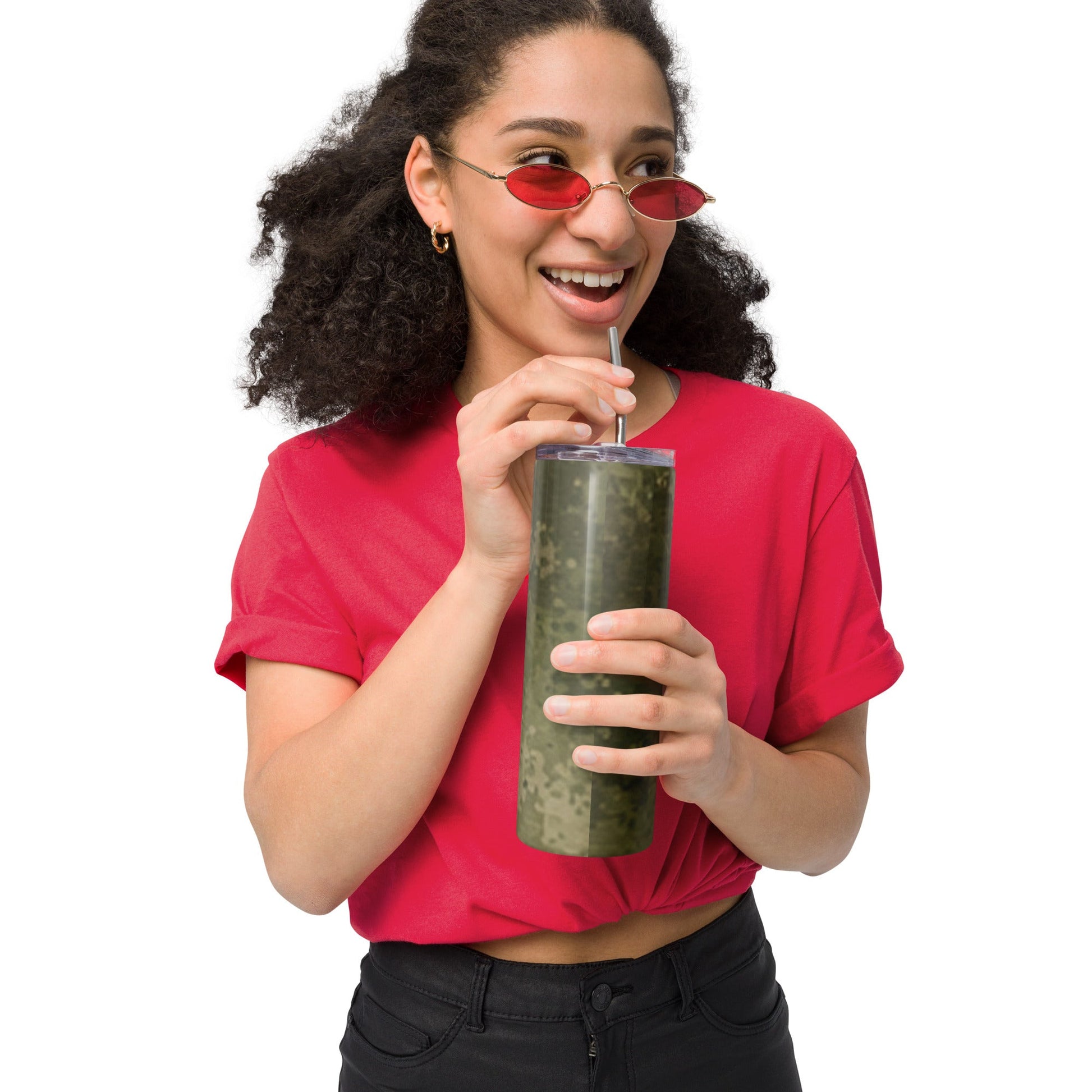 Russian Ataka FG (Green Moss) CAMO Stainless Steel Tumbler