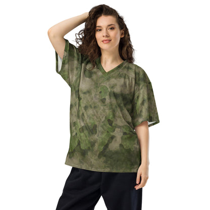 Russian Ataka FG (Green Moss) CAMO Unisex American Football Jersey