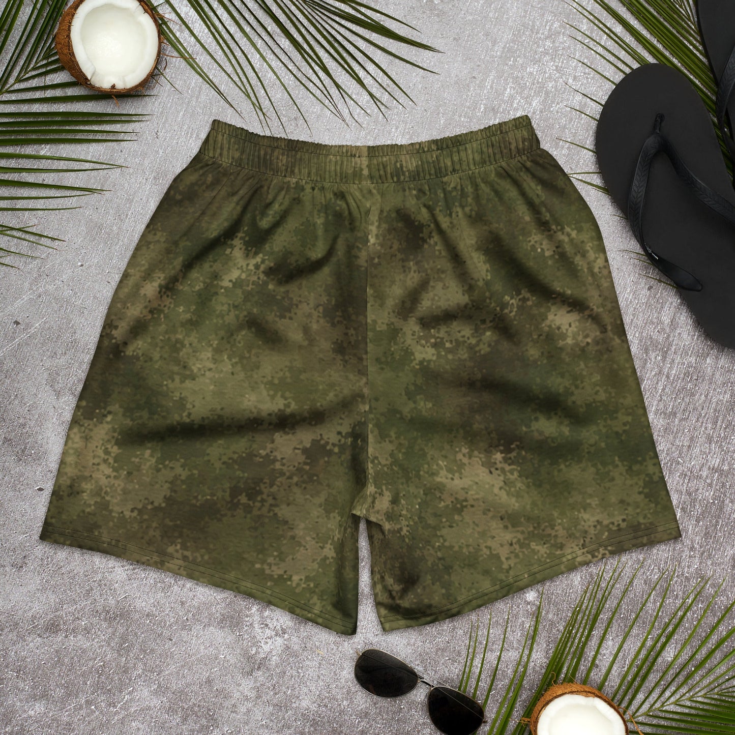 Russian Ataka FG (Green Moss) CAMO Unisex Athletic Long Shorts