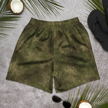 Russian Ataka FG (Green Moss) CAMO Unisex Athletic Long Shorts