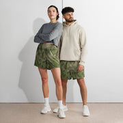 Ataka FG Green Moss Russian CAMO Unisex Athletic Long Shorts