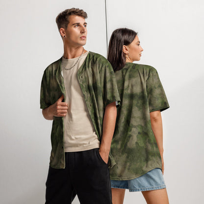 Russian Ataka FG (Green Moss) CAMO Unisex Baseball Jersey - 2XS