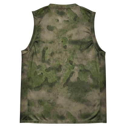 Russian Ataka FG (Green Moss) CAMO Unisex Basketball Jersey