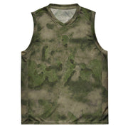 Ataka FG Green Moss Russian CAMO Unisex Basketball Jersey