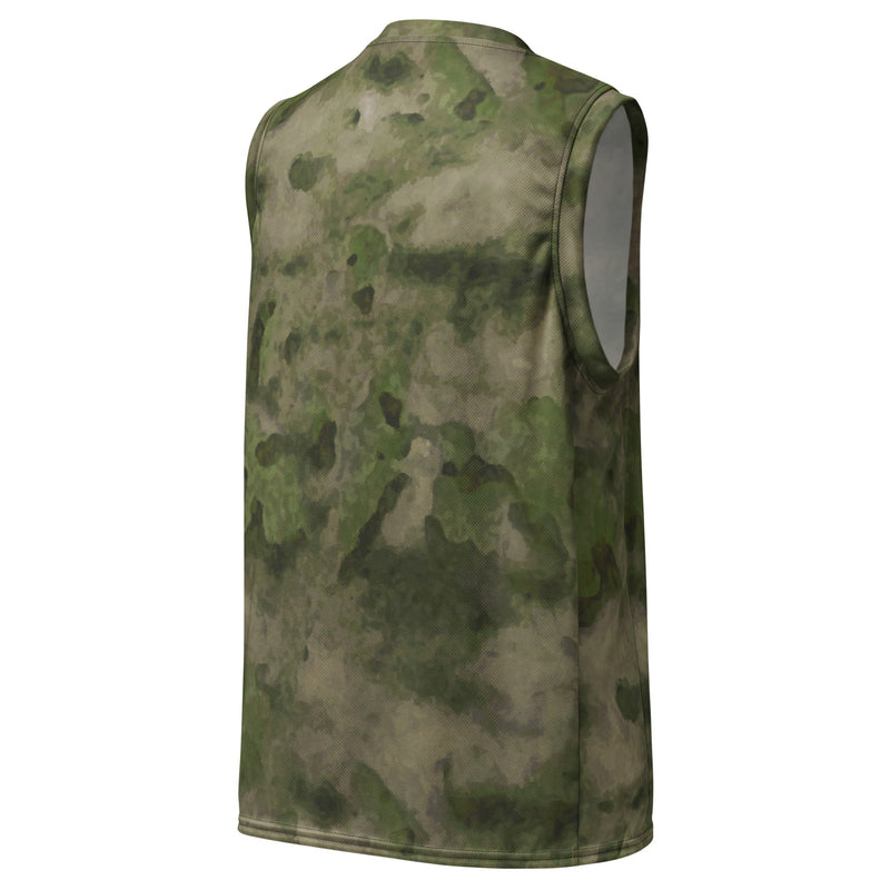 Ataka FG Green Moss Russian CAMO Unisex Basketball Jersey